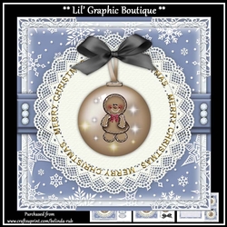 Christmas Bauble1 Mini Card Kit