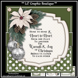 Christmas Home Mini Card Kit