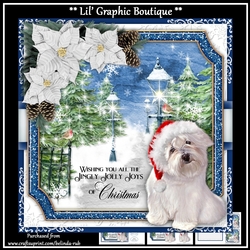 Doggy Christmas3 Mini Card Kit