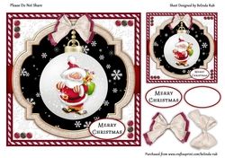 Santa Bauble1 Quick Card