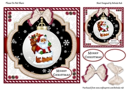 Santa Bauble2 Quick Card