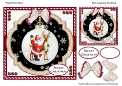Santa Bauble4 Quick Card