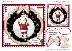 Santa Bauble8 Quick Card