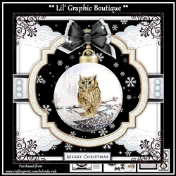 Wildlife Bauble1 Mini Card Kit