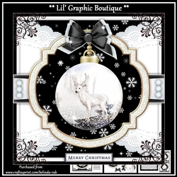 Wildlife Bauble4 Mini Card Kit