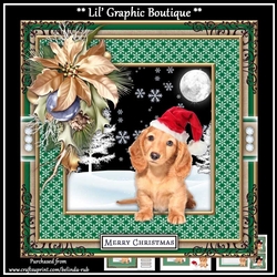 Doggy Christmas7 Mini Card Kit