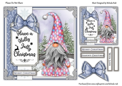 Christmas Gnome1 Quick Card
