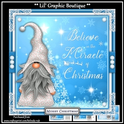 Christmas Gnome3 Mini Card Kit