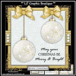 Flourish Bauble4 Mini Card Kit