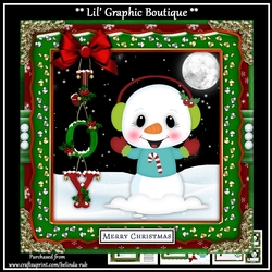 Christmas Snowmies1 Mini Card Kit