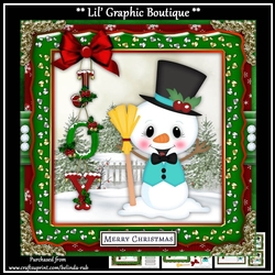 Christmas Snowmies2 Mini Card Kit