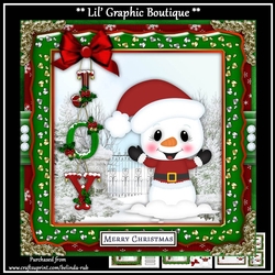 Christmas Snowmies3 Mini Card Kit