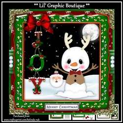 Christmas Snowmies4 Mini Card Kit