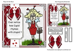 Stella - Cupid Rhymes with... Quick Card