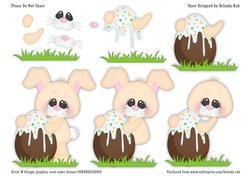 Bunnys Easter1 Decoupage Sheet