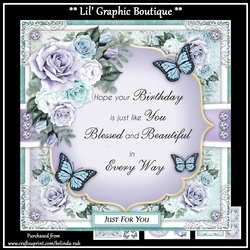 Birthday Floral15 Mini Card Kit