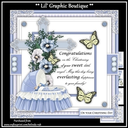 Christening 2 Mini Card Kit