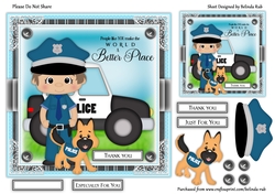 Police Thank you Quick Card
