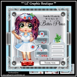 Nurse Thank you Mini Card Kit
