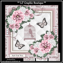 Bird & Butterflies Mini Card Kit