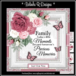 Floral Rose5 Mini Card Kit