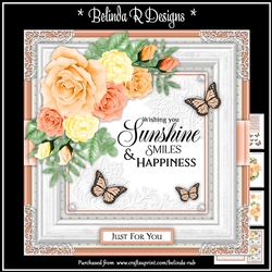 Floral Rose6 Mini Card Kit
