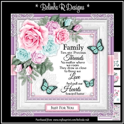 Floral Rose8 Mini Card Kit