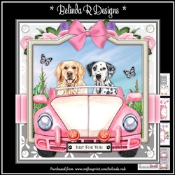 Doggy Road Trip4 Card Kit