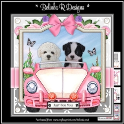 Doggy Road Trip6 Card Kit