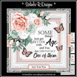 Floral Rose9 Mini Card Kit