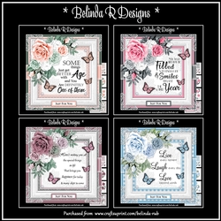 Floral Rose Bumper Card Kit3