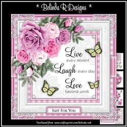 Floral Rose15 Mini Card Kit