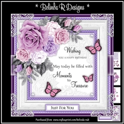 Floral Rose16 Mini Card Kit