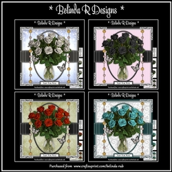 Delicate Roses Bumper Card Kit2