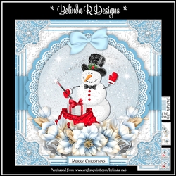Xmas Floral Globes5 Mini Card Kit
