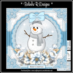 Xmas Floral Globes6 Mini Card Kit