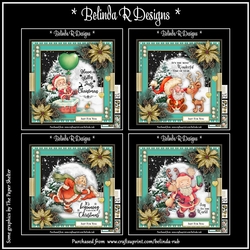 Holly Jolly Santa Bumper Card Kit