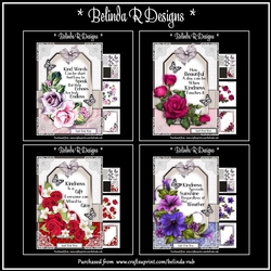 Kind Words 5x7 Bumper Card Kit
