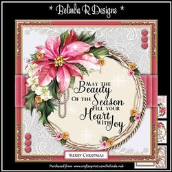 Christmas Wreaths3 Mini Card Kit