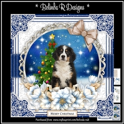Christmas Dogs2 Mini Card Kit