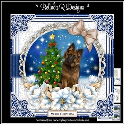 Christmas Dogs4 Mini Card Kit