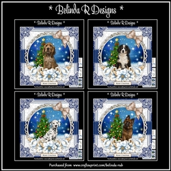 Christmas Dogs Bumper Card Kit1