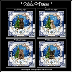 Christmas Dogs Bumper Card Kit2