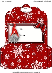 Christmas Gnomes Money Envelope5