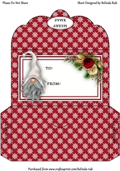 Christmas Gnomes Money Envelope7