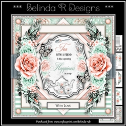 Floral Happiness1 Mini Card Kit