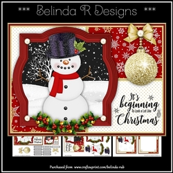 Snowman1 Mini Card Kit