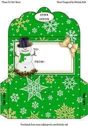 Snowman3 Money Envelope