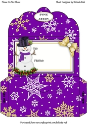 Snowman4 Money Envelope