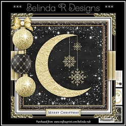 Christmas Moon3 Mini Card Kit